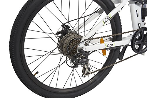 LLobe Erwachsene Elektrofahrrad Sport, Weiß, One size, 130645 - 3