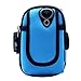 Produktbild HCFKJ Outdoor Radfahren Sport Running Handgelenk Pouch Mobile Handytasche Arm Paket (L-BLAU)