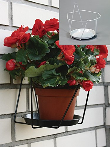 Preisvergleich Produktbild Brema BL-TOPFHALTER Wand-Blumentopfhalter,Classic' 123672 Schwarz 22cm 123672v