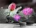 Produktbild Kuamai Benutzerdefinierte 3D Wallpaper Creative Fantasy Lotus Wandbild Tapete Umweltfreundlich Tv Hintergrund Wandbild Tapete Küche-400X280Cm