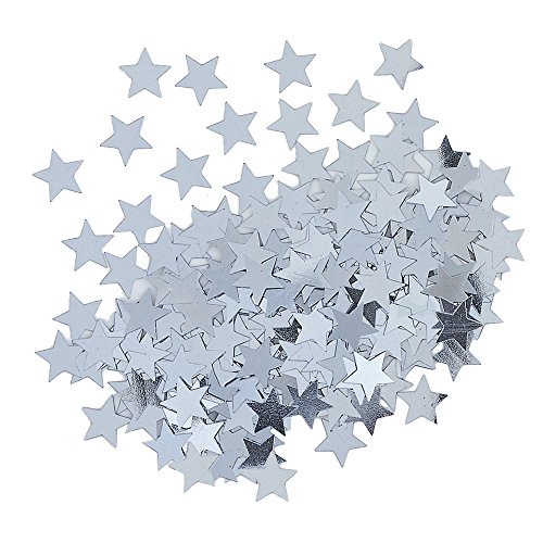 Silber Sterne Konfetti 0,5 cm