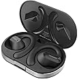Wireless Earbuds with Ear Hooks, Air Conduction Tech, ENC Noise Cancelling, IPX5 Waterproof Open Ear Earbuds, Long-Lasting Comfort Sport Earphones