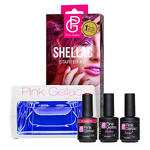 Pink Gellac UV Nagellack Farbe 168 Elegant Taupe. Professionelle Gel Nagellack shellac für mindestens 14 Tage perfekt glänzende Nägel - 4