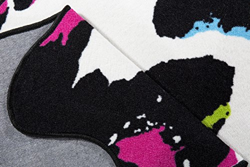 Trend Kunstfaser Rinderfell Teppich Bonanza Multi Bunt - 3