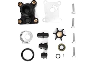 AKOZON Kit de réparation de turbine de pompe à eau de moteur hors-bord de bateau 394711 adapté à Johnson Evinrud