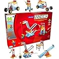 nabhya junior techno - engineering toy kit - educational toy - building blocks and models construction set (age 5 to 12)- Multi color