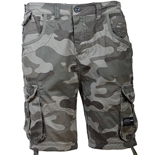 New Mens Crosshatch Cargo Combat Camo Army Shorts Desertcart