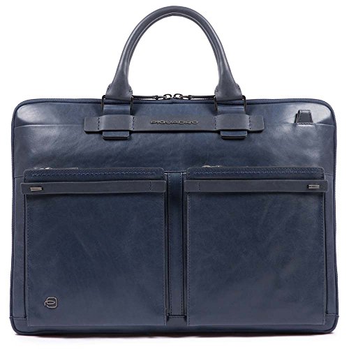 Preisvergleich Produktbild Piquadro Cube Schulranzen, 42 cm, Blau (Blu)