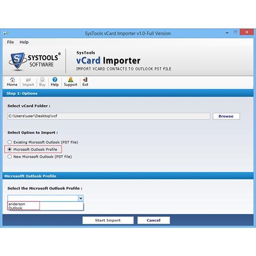 vCard Importer