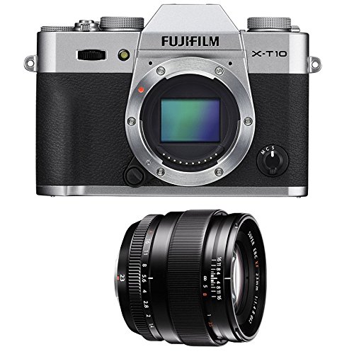Preisvergleich Produktbild Fujifilm x-t10 Silver + 23 mm