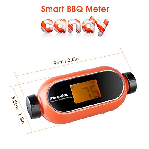 Bratenthermometer Backofen Grillthermometer Bluetooth mit Dual Sonde von Morpilot, digital Thermometer mit LCD Display sofort lesen für Garten Grillen, Backen, Ofen, Kochen, Steak Android iPhone iPad iOS App 4.3 unterstützt ( 2 Temperaturfühlern ) - 5