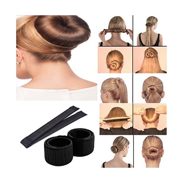 Daluci Hair Styling Donut Bun Maker Former Foam French Twist Magic