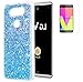 Produktbild LG V20/LG V20 Dual H990DS/H990N(2016) Hülle mit Panzerglas,ISENPENK Ultra Slim Silikon Soft TPU Crystal Clear Transparent Bling Bling Pailletten Glitzer Case,Wasserdicht Shockproof Anti Slip Stoßfest Protection Durchsichtig Handyhülle,Thin Silicon Glitter Shinning Cover Bumper Schutzhülle Tasche für LG V20/LG V20 Dual H990DS/H990N(2016) 5.7Zoll-[blau]+Panzerglas/Schutzglas/Displayschutzfolie
