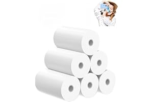 Onikiz 6 Rollen Druckpapier für Kinderkamera, 8 Meter Thermopapier für Kinder Sofortbildkameras, Sofortdruck Thermopapier, Nachfüllpapier für Kinderkamera (Breite: 2.2inch)