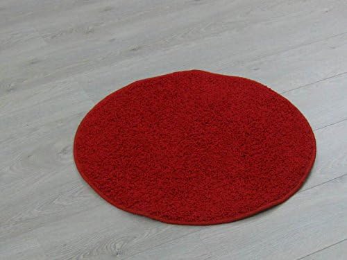Batan Carpet 200cm round, 67cm round, 133cm round different colours (Red, 200cm round)