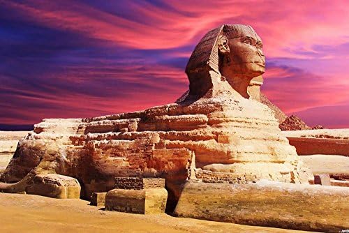 (Egyptian Architecture)Print Posters Art Printed Canvas Posters 24x36inch