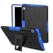 Produktbild JINXIUCASE Handyhülle Fall, Hyun Muster Dual Layer Hybrid Rüstung Ständer 2 in 1 Stoßfest Fall-Abdeckung für Huawei Mediapad T3 10 2017 9,6 Zoll Tablet (2017 Release) (Farbe : Blau)