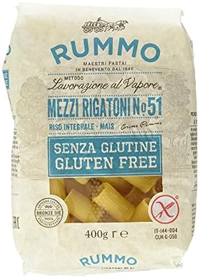 RUMMO Pâte Mezzi Rigatoni N°51 sans Gluten 400 g