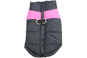 Idepet Cappottino invernale impermeabile, per cane/gatto taglia piccola, media e grande, S M L XL XXL 3XL 4XL 5XL