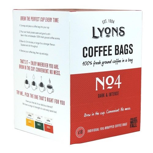 Lyons - Gourmet Italian - Coffee Bags - 125g