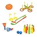 Produktbild Mamatoy - 6 in 1 Sport Spiele - Set aus sechs verschiedenen Spielen, inklusive: Frisbeescheibe, Minigolf, Ringe, Krocket, Bowling und Fang den Ball - Schläger, Bälle, und Ringe in der Box enthalten - Empfohlen für Kinder ab 3 Jahren