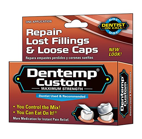 DENTEMP Custom Maxium Strength Repairs Loose Caps Lost Filling s