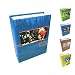 Produktbild Quantio HENZO Minimax Einsteckalbum EARTH - für bis zu 100 Fotos 10 x 15, zum Einstecken von Fotos, 16,5 x 13 x 5,5 cm (HxBxT), 100 Seiten - grün, blau, braun oder gelb wählbar, Farbe:Blau