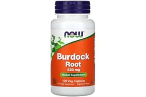NOWFOODS Now Foods - Burdock Root | Unterstützung der Leber- und Hautgesundheit - 430 mg, 100 Kapseln