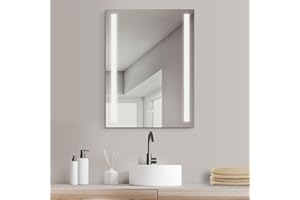 HOKO® Lustro łazienkowe LED z ogrzewaniem przeciwmgielnym Koblencja 50 x 70 cm, klasa energetyczna A+ (REG WEEE: DE 40647673)