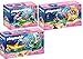 Produktbild PLAYMOBIL® Magic 3er Set 70097 70098 70100 Meereskönig mit Haikutsche + Meerjungfrau mit Schneckengondel + Familie mit Muschelkinderwagen