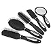Veroda Professional Brilliant Salon Style Hair Care Hair Brush Gift Set with Mirror 5pcs Set (Random Color)