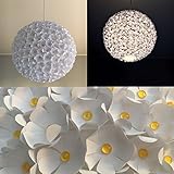 Daisyflower II, Lampe Leuchte Lampenschirm Pendelleuchte Pendellampe Hängeleuchte Hängelampe Papierleuchte Papierlampe Reispapierlampe Designerlampe Wohnzimmerlampe Schlafzimmerlampe Deckenlampe