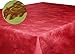 Produktbild Tischdecke abwaschbar 135x240 cm eckig rot meliert , sogar Ketchup lässt sich mühelos mit einem feuchten Tuch abwaschen! Schmutz- und Wasserabweisend - Größe, Farbe & Form wählbar (Rund Eckig Oval)