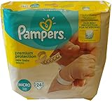 Windeln New Baby Größe 0 micro (1-2,5 kg) - Packung x 24 Windeln