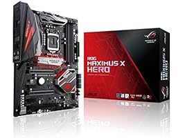 Asus ROG Maximus X Hero Gaming Mainboard Sockel 1151 (ATX, Intel Z370, Coffeelake, 4x DDR4-Speicher, USB 3.0, M.2 Schnittstelle)