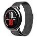 Produktbild Für Xiaomi Huami Amazfit A1602 Transer® Ersatz Uhrenarmbänder Milanesische magnetische Schleife Fashion Edelstahl Uhrenarmband Armband für Uhren Länge: 145cm-230mm (Schwarz)