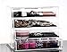 Feibrand Acrylic Transparent Cosmetic Makeup Organiser Holder with 4 Drawers Extra Wide and Larger Space