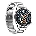 Produktbild Fcostume Uhrenarmband, Edelstahl-Schnellspanner Ersatzband-Handschlaufe für Huawei Watch GT (schwarz)