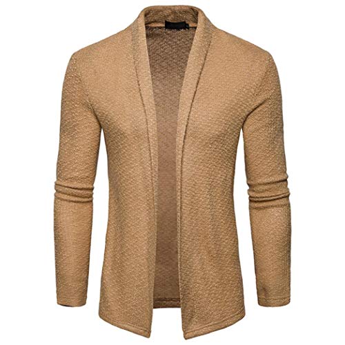 Cardigan Hombre Primavera Otoño Manga Larga Slim Fit Color Splicing Niñas Ropa Vintage Casual Cómodos Rebecas Chaqueta De Punto Jersey Suéter