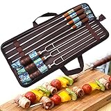 Regalo perfecto para vecinos y amigos: los palos de asar son ideales para tus vecinos, amigos y familias para asar barbacoas al aire libre.