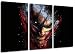 Produktbild Dark Joker Motiv, 3-teilig auf Leinwand (Gesamtformat: 120x80 cm), Hochwertiger Kunstdruck als Wandbild. Billiger als ein Ölbild! ACHTUNG KEIN Poster oder Plakat!