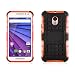 Produktbild Moto G3 Hülle, JAMMYLIZARD [ ALLIGATOR ] Doppelschutz Outdoor-Hülle für Motorola Moto G (3. Generation), ORANGE
