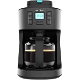 Cecotec Coffee 66 Grind &amp; Drop Drip Coffee Makers 1086 W, Blade Grinder, Up to 12 Cups, Extremearoma Technology, Digital Drip