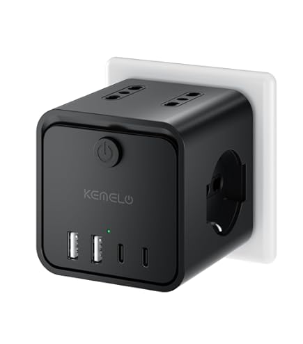 Presa Singola 230V Con Doppia USB 2,4A | Cromo Spazzolato Senza Viti | Certificata BS1363-2