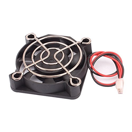 Preisvergleich Produktbild DealMux DC 12V 50mmx50mmx10mm 7 Vanes Kühlung Kühler Lüfter w Metall Fingerschutz