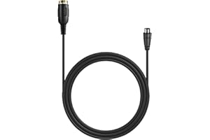 ZLiT Connection Din6 USB Cable Adaptation Fit for Thrustmaster TH8A Cable Hand-Row TSS Handbrake Signal Line (Din6)