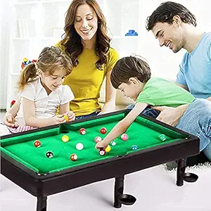 Boxo Big Size Snooker Table for Kids Billiard Snooker Game with Cues Sticks and Balls for Boys and Girls
