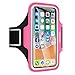 Produktbild Arteesol iPhone Sportarmband, Schweiß Beweis Handy Halter 13,2 cm mit Fingerabdruck Touch für iPhone X/8/7/6/5, Galaxy S7/S6/S4, Note 4, LG, Moto, Telefon Beutel für Running Training (4 Farben)