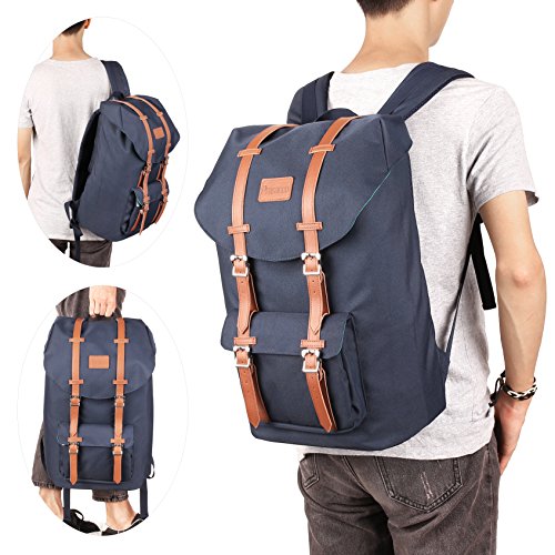 PRASACCO Laptop Rucksack Backpack Wanderrucks  cke Handgep  ckrucksack 17 Zoll Notebook Rucksack f  r 15 6 Zoll Laptop Daypacks f  r Outdoor Reisen Wa
