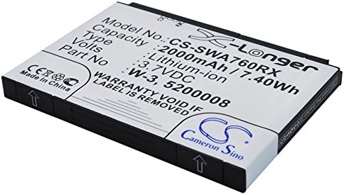 VINTRONS 2000mAh W-3 Battery Sierra Wireless Aircard 760s, Aircard 762s, Wi-Fi 4G FC80